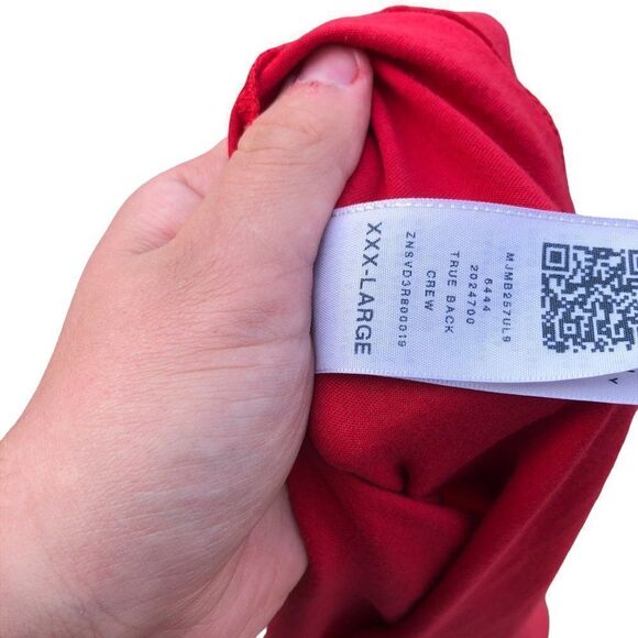 True Religion Shirt Big Logo XXXL Red True Back - Picture 3 of 7
